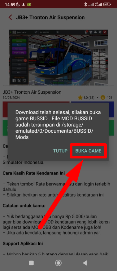 Buka Game Aplikasi MOD BUSSID Terlengkap