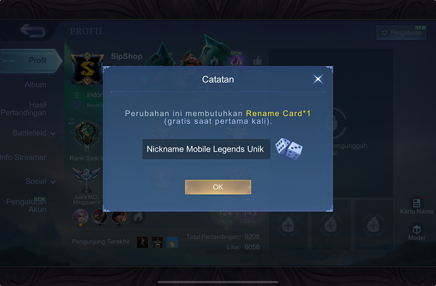 Nickname Mobile Legends Unik Anti Mainstream dan Artinya